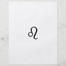 Leo - Zodiac Sign Flyers