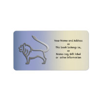 Leo Zodiac Star Sign In Light Silver