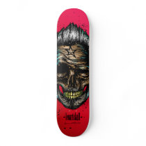 LeoArtSkull v.02 skateboard
