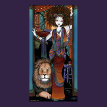 Leona Levon Bohemian Circus Lion Tamer Fae Poster posters