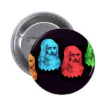 Leonardo Da Vinci Collage Pinback Button