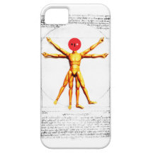 Leonardo da Vinci - homme de Vitruvian Coque iPhone 5