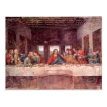 Leonardo da Vinci - le dernier dîner Carte Postale