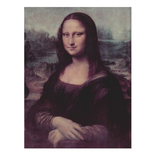 Leonardo da Vinci Mona Lisa (La Giaconda) Mona Lis Postcard