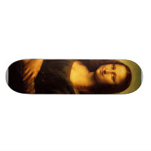 Leonardo Da Vinci - Mona Lisa Skateboard Deck
