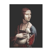 Leonardo da Vinci Portr?t einer Dame mit Hermelin  Postcards