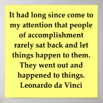 leonardo da vinci quote posters