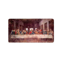 Leonardo da Vinci - The Last Supper Personalized Address Label
