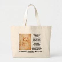Leonardo da Vinci Truth Cannot Be Hidden Quote Bags