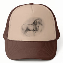 Leonardo DaVinci Horse Cap Hat