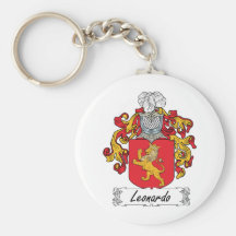 Leonardo Family Crest Keychains