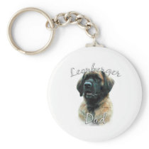 Leonberger Dad 2 Key Chain