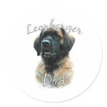 Leonberger Dad 2 Sticker