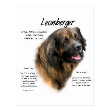 Leonberger History Design Postcards