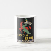 Leonetto Cappiello : Chocolat Klaus 1903 Tasses