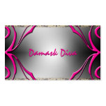 Leopard and Pink Fluers Business Card
