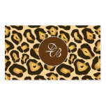 Leopard Animal Print Stylish Business Card business cards