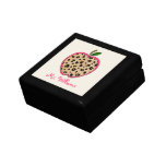 Leopard Apple Personalized Teacher Gift Box