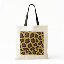 Leopard Background Canvas Bags