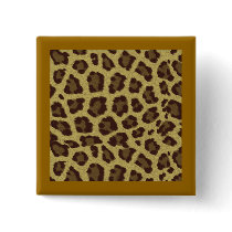 Leopard Background Button