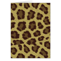 Leopard Background Cards
