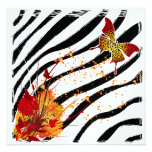 Leopard Butterfly Invitation Card