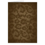 Leopard Cheetah Card