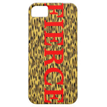 Leopard Fierce iPhone 5 Cases