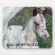 Leopard Filly Mousepad