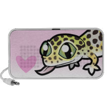 Leopard Gecko Love Mini Speakers