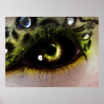 Leopard Glam Eye Poster
