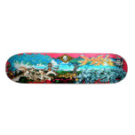 Leopard Lounge - Street Art Skate Deck