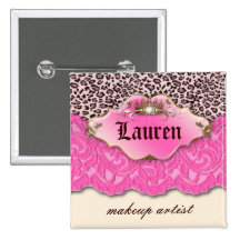 Leopard 'n Lace Makeup Artist Pink Crown