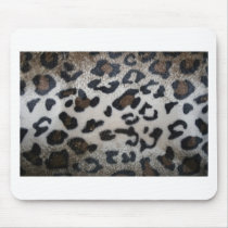 Leopard pattern, natural colour fake fur closeup