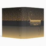 Leopard Print Binder