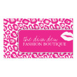 LEOPARD PRINT BUSINESS CARDS
