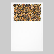 Leopard Print stationery