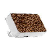 Leopard Print Doodle Custom Speaker