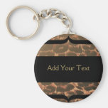 Leopard Print Elegance Keychains