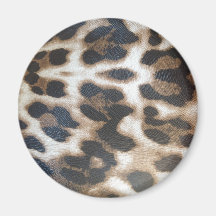 Leopard Print Fridge Magnets