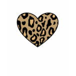 Leopard Print Heart T-Shirt