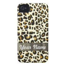 leopard print iPhone 4 Case-Mate case