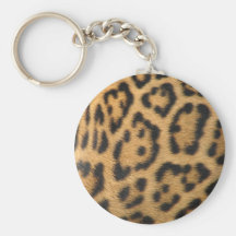 Leopard Print Keychains