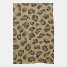 Leopard Print Kitchen Towel