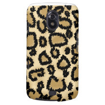 Leopard Print Pattern, Brown and Black. Samsung Galaxy Nexus Covers