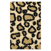 Leopard Print Pattern, Brown and Black. Flyer Design
