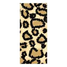 Leopard Print Pattern, Brown and Black. Rack Cards