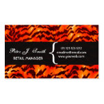 Leopard Print  Pattern Designs Business Card Template
