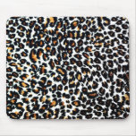 Leopard Print Pattern Mouse Pads