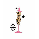 Leopard Print & Pink Dress Form T Shirt
